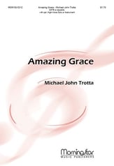 Amazing Grace SATB choral sheet music cover